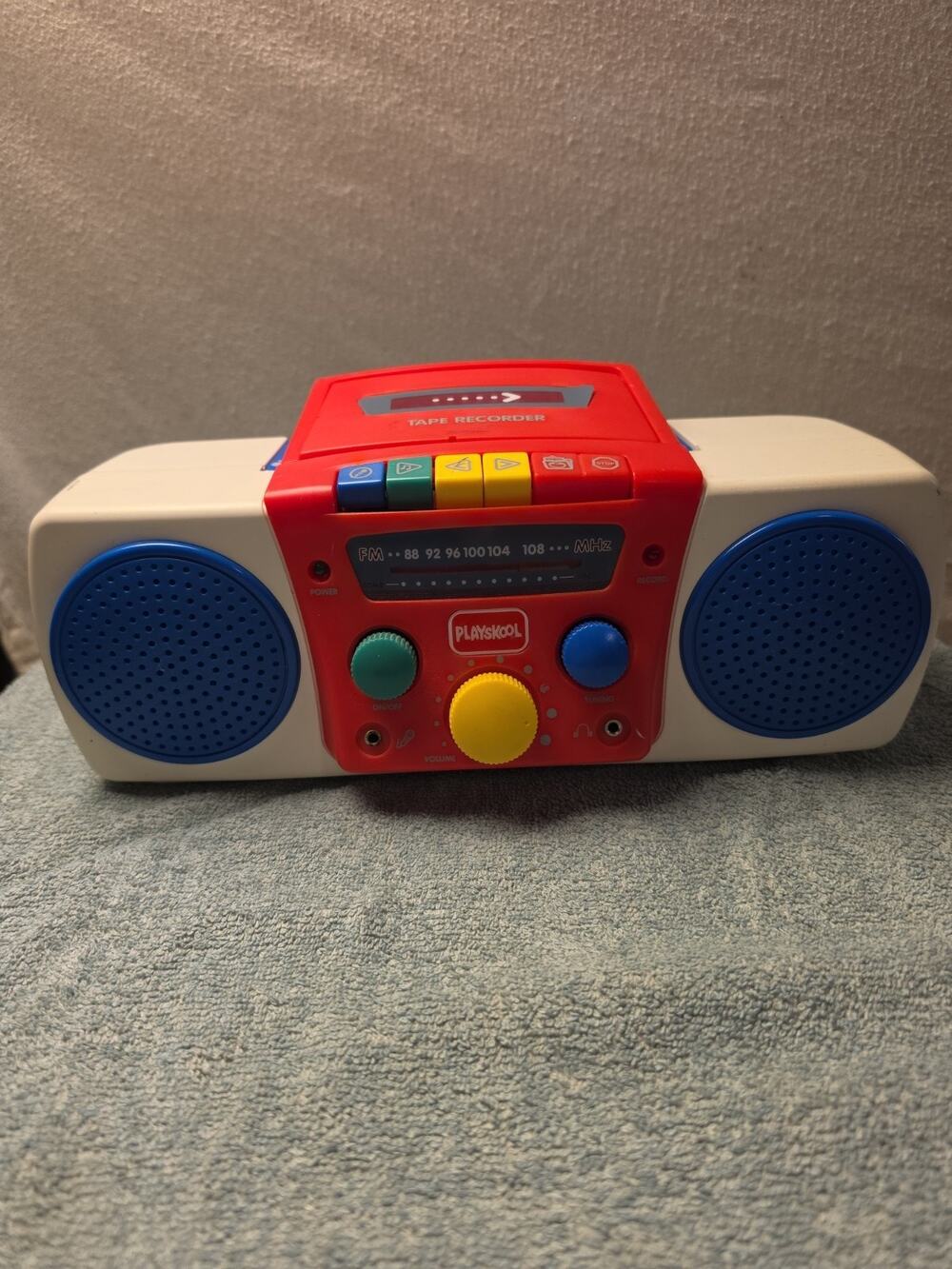 Playskool Vintage 90s Kids Radio Cassette Tape Recorder Boombox PS-475 Retro